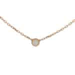Vintage Cartier D'Amour Diamond Necklace in Rose Gold