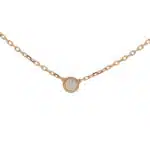 Vintage Cartier D'Amour Diamond Necklace in Rose Gold
