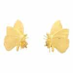 Butterfly Earrings in 9k Yellow Gold