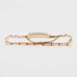 Rose Gold Cartier Tank Française on matching Rose Gold Bracelet