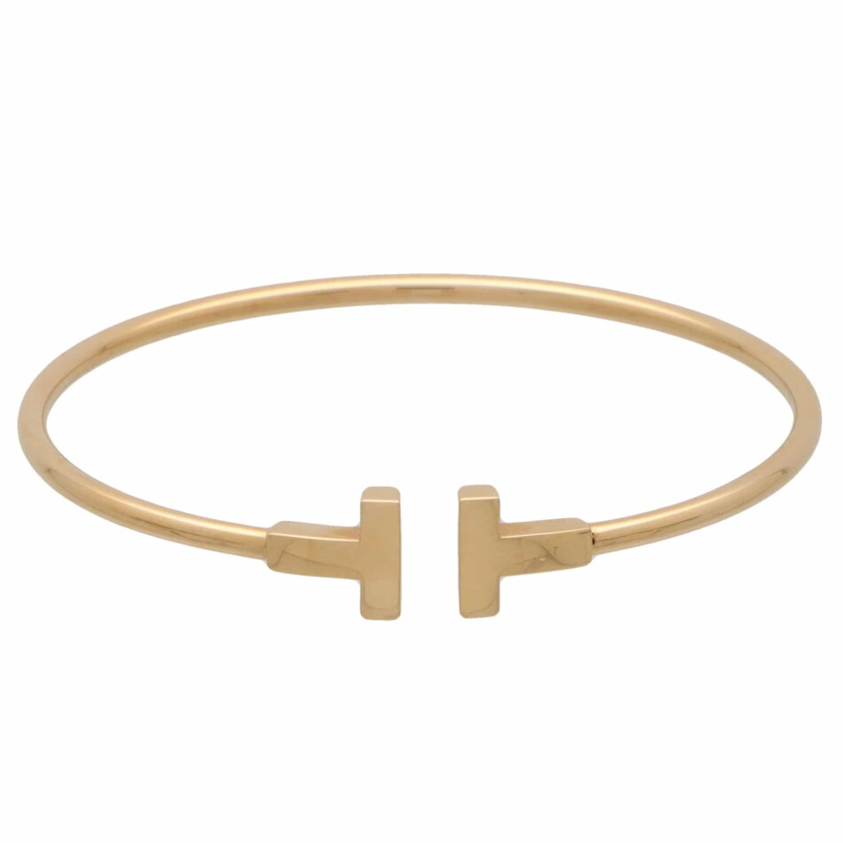 Vintage 'Tiffany T' Bangle in Yellow Gold
