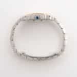 Vintage Cartier Santos Galbee steel and gold wrist watch