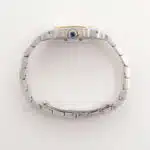 Vintage Cartier Santos Galbee steel and gold wrist watch
