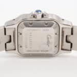 Vintage Cartier Santos Galbee steel and gold wrist watch