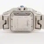 Vintage Cartier Santos Galbee steel and gold wrist watch