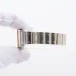 Vintage Cartier Santos Galbee steel and gold wrist watch