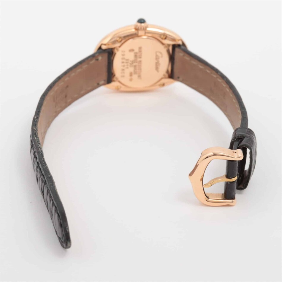 Vintage Cartier Baignoire Rose Gold Quartz Movement Watch