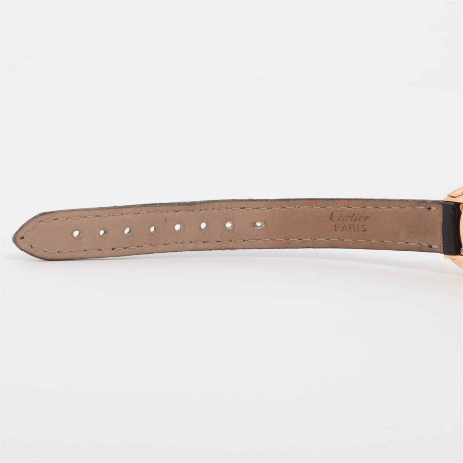 Vintage Cartier Baignoire Rose Gold Quartz Movement Watch