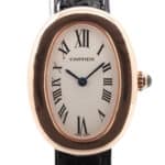 Vintage Cartier Baignoire Rose Gold Quartz Movement Watch