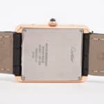 Cartier Tank Solo wrist watch in 18k yellow gold and steel.