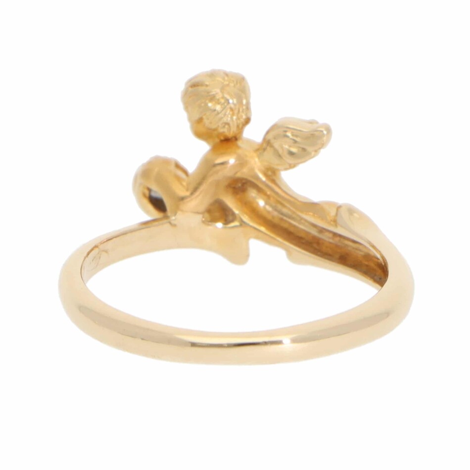 Vintage Carrera y Carrera My Angel Diamond Ring in Yellow Gold