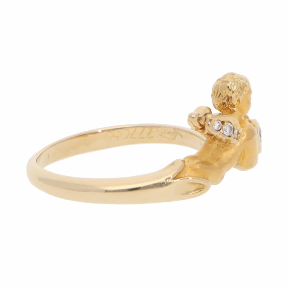 Vintage Carrera y Carrera My Angel Diamond Ring in Yellow Gold