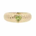 Vintage Tiffany & Co. Friendship Peridot Ring in Yellow Gold