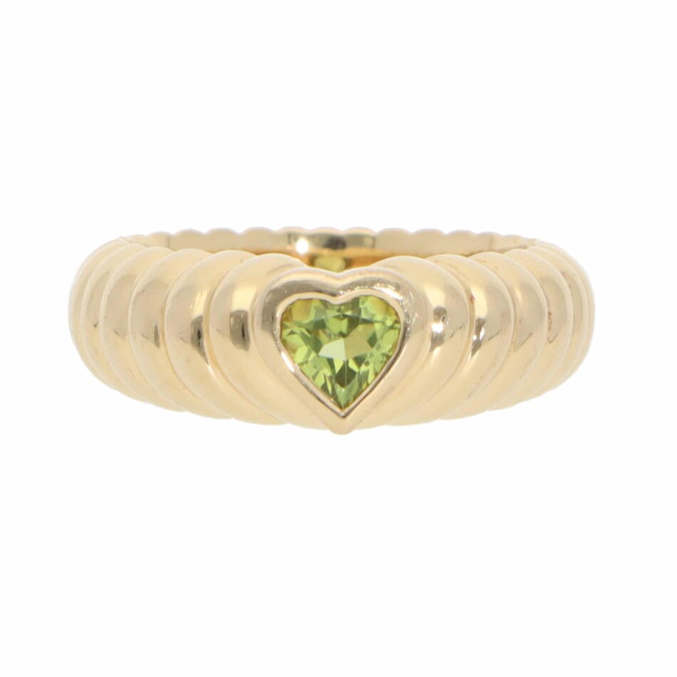 Vintage Tiffany & Co. Friendship Peridot Ring in Yellow Gold
