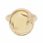 Vintage Paloma Picasso for Tiffany & Co. Olive Leaf Citrine Ring