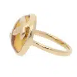 Vintage Paloma Picasso for Tiffany & Co. Olive Leaf Citrine Ring
