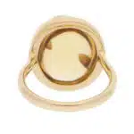 Vintage Paloma Picasso for Tiffany & Co. Olive Leaf Citrine Ring