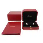 Vintage Cartier Trinity Hoop Clip Earrings