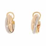 Vintage Cartier Trinity Hoop Earrings