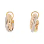 Vintage Cartier Trinity Hoop Earrings