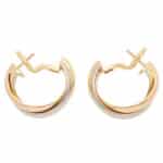 Vintage Cartier Trinity Hoop Earrings