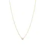 Vintage Cartier d’Amour Diamond Necklace XS in Yellow Gold
