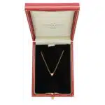 Vintage Cartier d’Amour Diamond Necklace XS in Yellow Gold