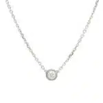 Vintage Cartier d'Amour Diamond Necklace XS in White Gold