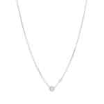 Vintage Cartier d'Amour Diamond Necklace XS in White Gold