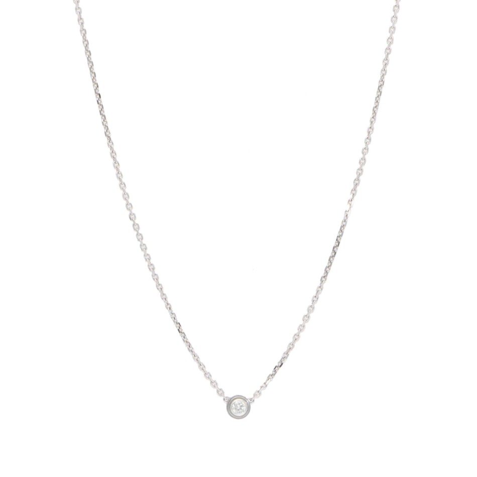 Vintage Cartier d'Amour Diamond Necklace XS in White Gold