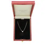 Vintage Cartier d'Amour Diamond Necklace XS in White Gold