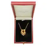 Vintage Carrera y Carrera Ruby and Diamond Adam & Eve Necklace