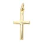 Contemporary Cross Pendant in Yellow Gold