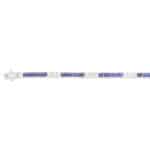 Contemporary Sapphire and Diamond Line Tennis Bracelet