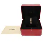 Vintage Cartier Four Diamond LOVE Bangle in Rose Gold, Size 17