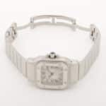 Cartier Santos Galbee 24mm steel automatic watch