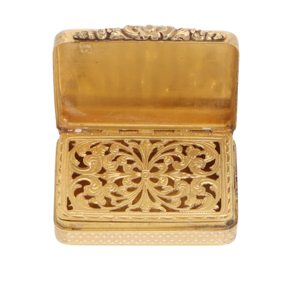 Vintage Vinaigrette in Yellow Gold