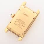 Cartier Tank Americaine yellow gold wrist watch with automatic