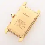 Cartier Tank Americaine yellow gold wrist watch with automatic