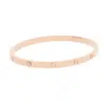 Vintage Cartier LOVE Bangle SM in Rose Gold, Size 17