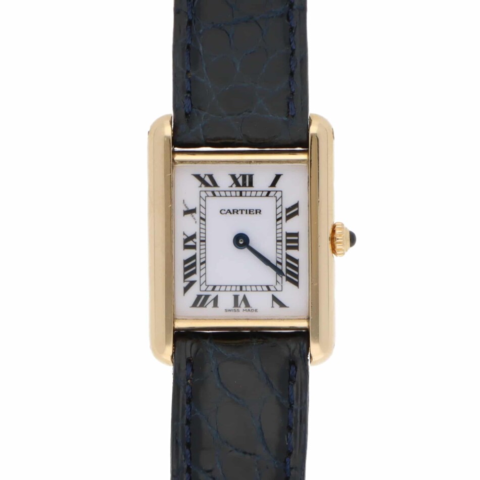 Cartier Tank Louis wrist watch in 18k yellow gold