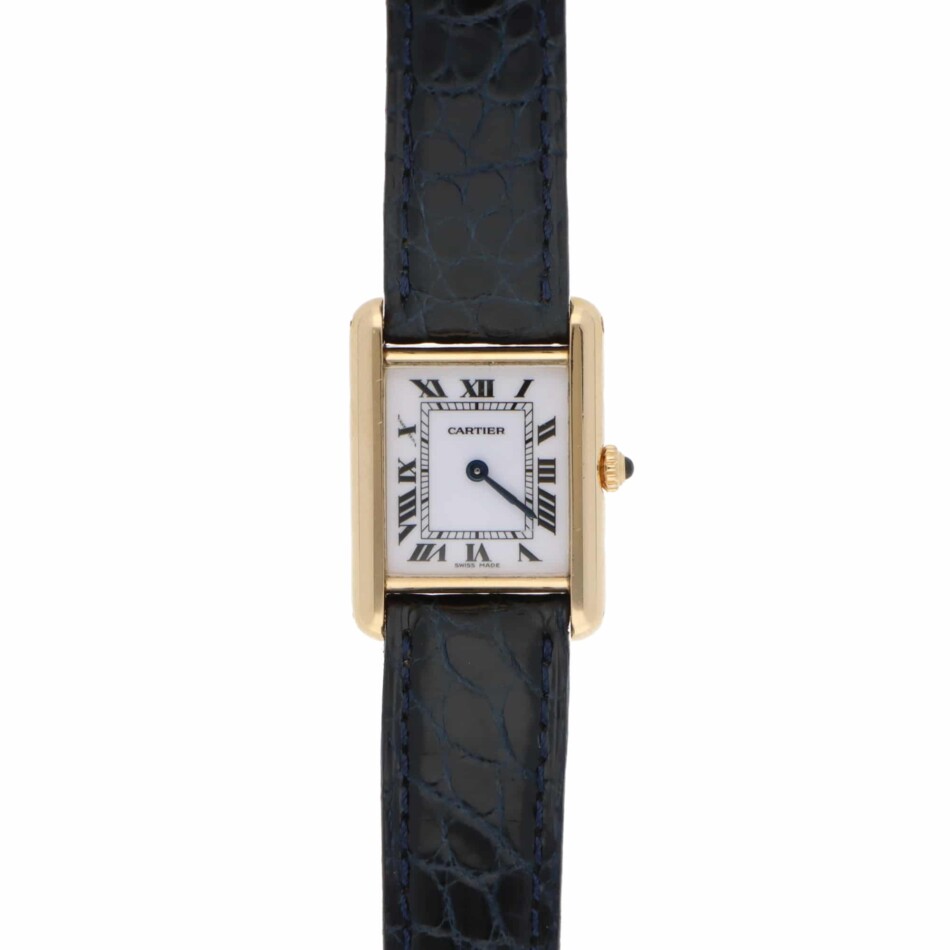 Cartier Tank Louis wrist watch in 18k yellow gold