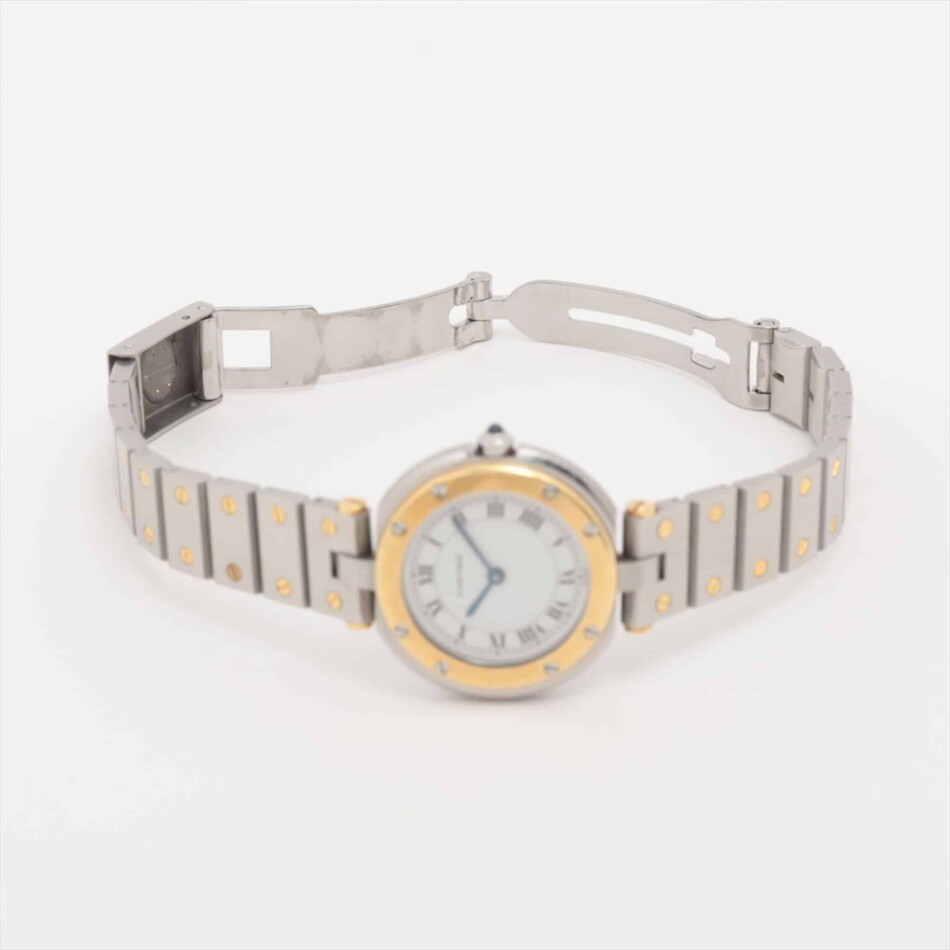 Cartier Santos Vendome watch in 18k yellow gold and steel