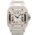 Cartier Santos Galbee 24mm steel automatic watch