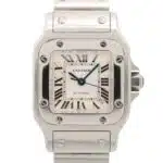 Cartier Santos Galbee 24mm steel automatic watch