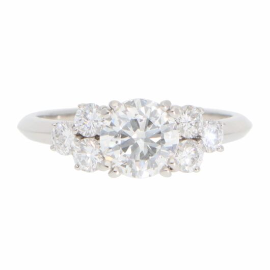 Vintage Boucheron Diamond Ring in Platinum