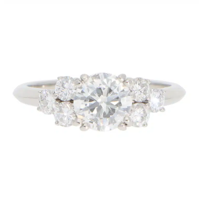 Vintage Boucheron Diamond Ring in Platinum