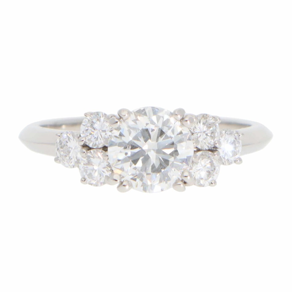 Vintage Boucheron Diamond Ring in Platinum
