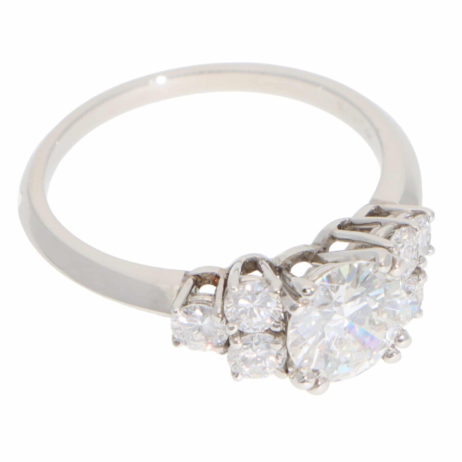 Vintage Boucheron Diamond Ring in Platinum