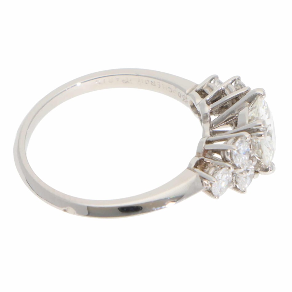 Vintage Boucheron Diamond Ring in Platinum